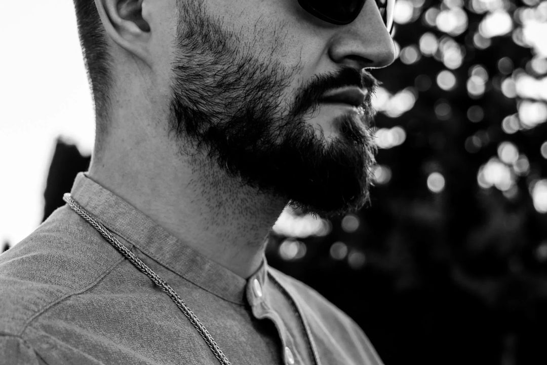 Foxtail silver necklace (3 mm)