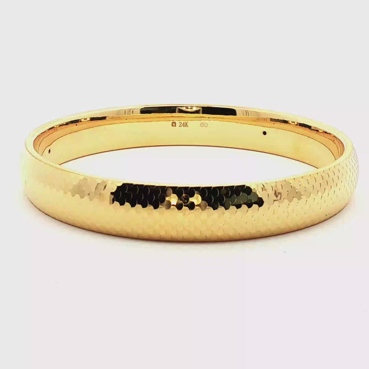 24k Gold Scaled Bracelet