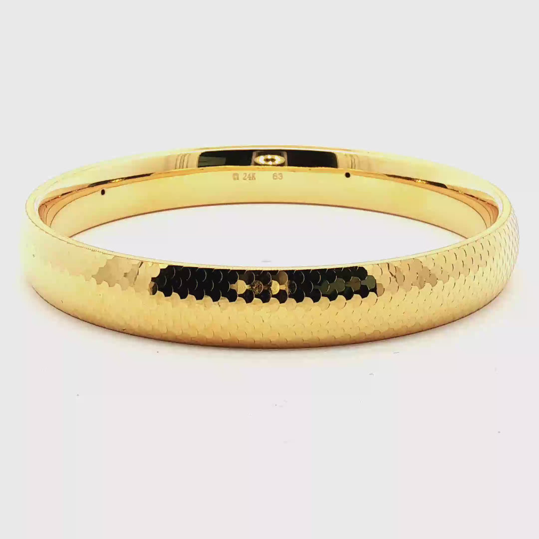 24k Gold Scaled Bracelet