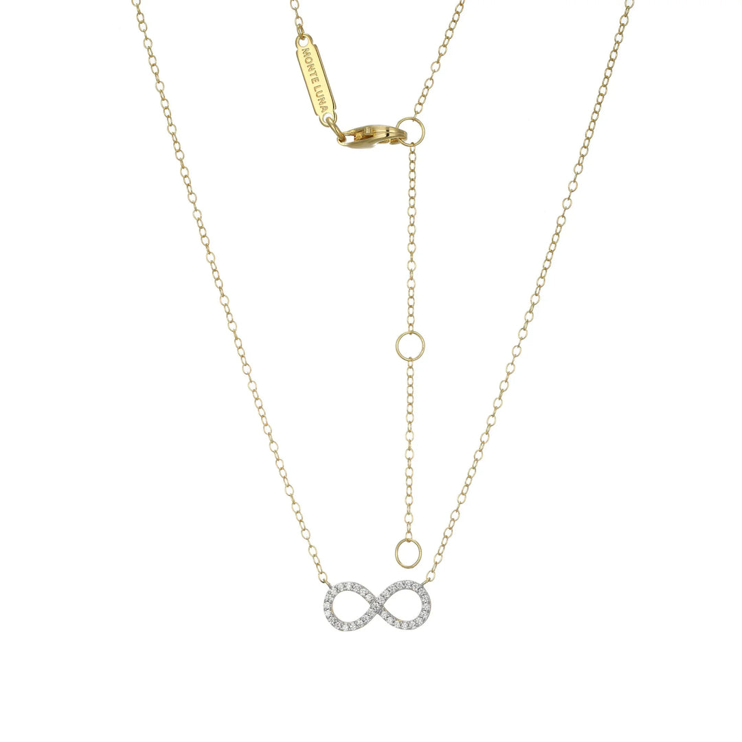 Gold Infinity Statement Necklace