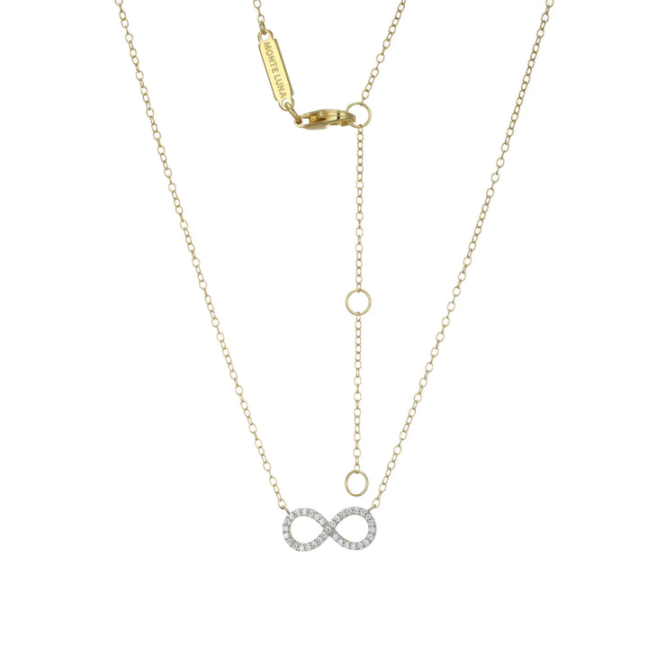 Gold Infinity Statement Necklace