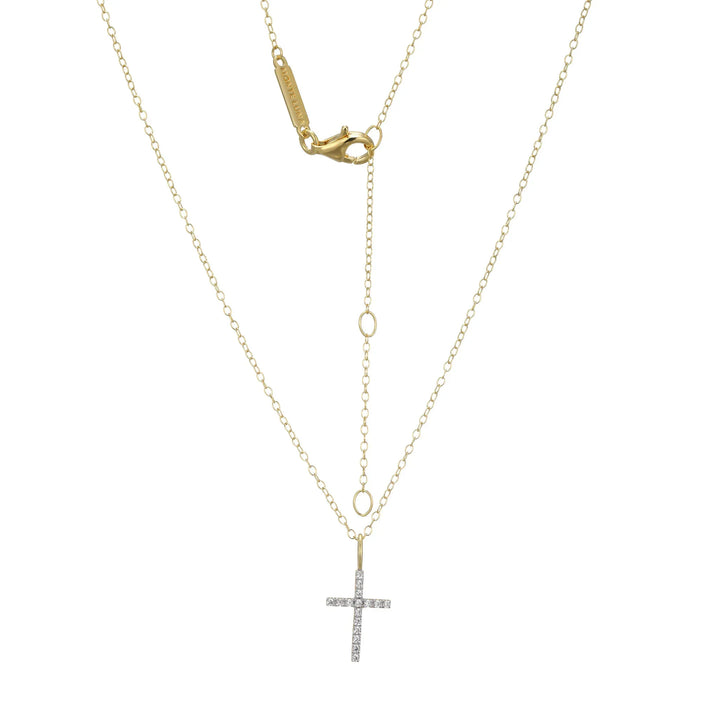 Gold Cross Pendant Necklace